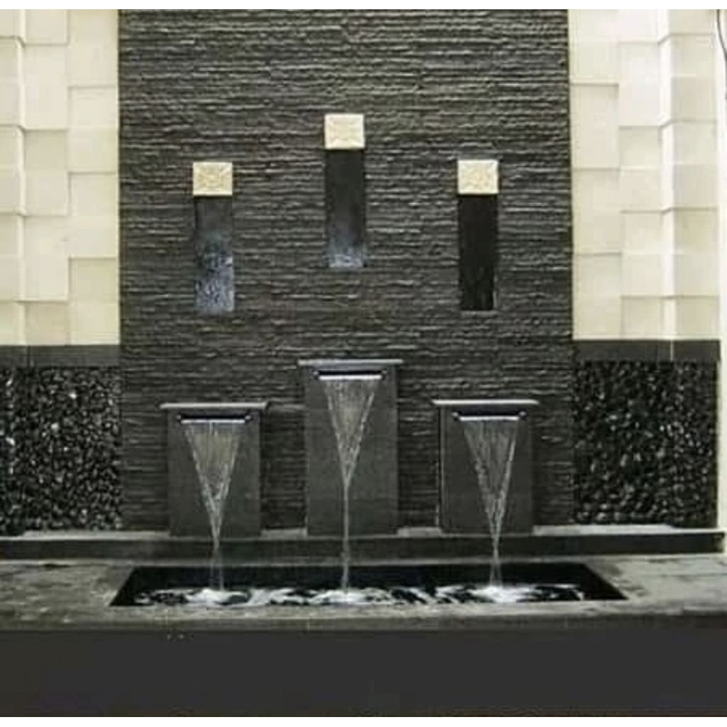 kolam koi minimalis. kolam kaca