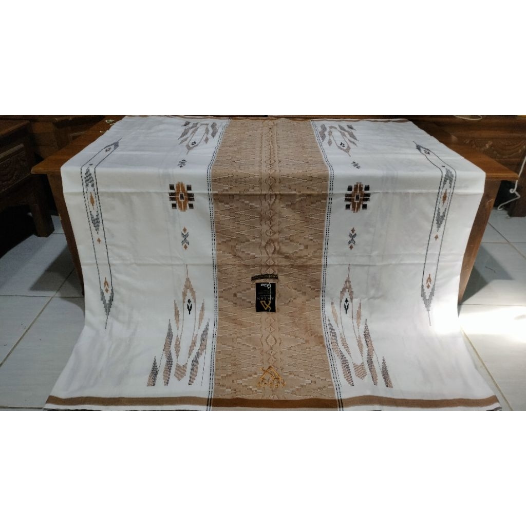 sarung Ahsan bordir motif sulam songket