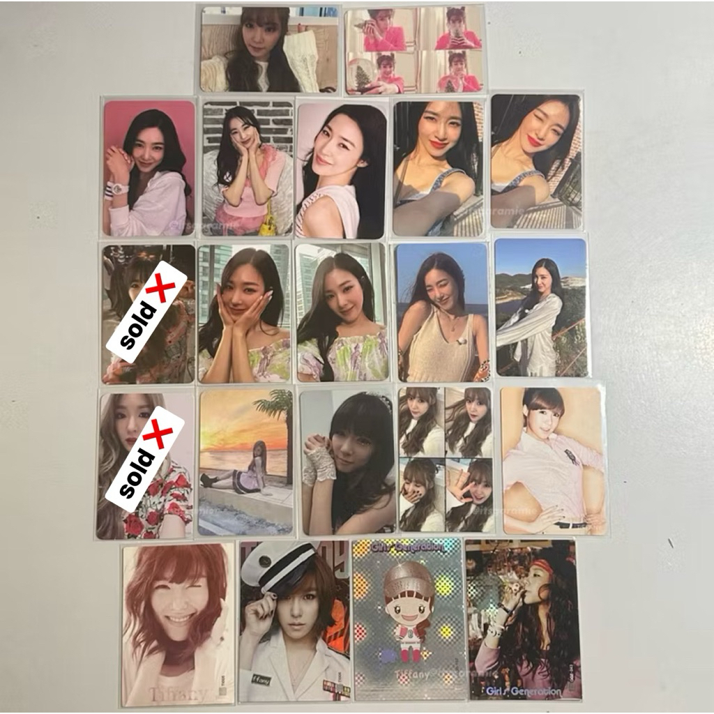 [ RARE ] Photocard Official SNSD Girls Generation - pc tiffany sunny seohyun yuri sooyoung taeyeon y