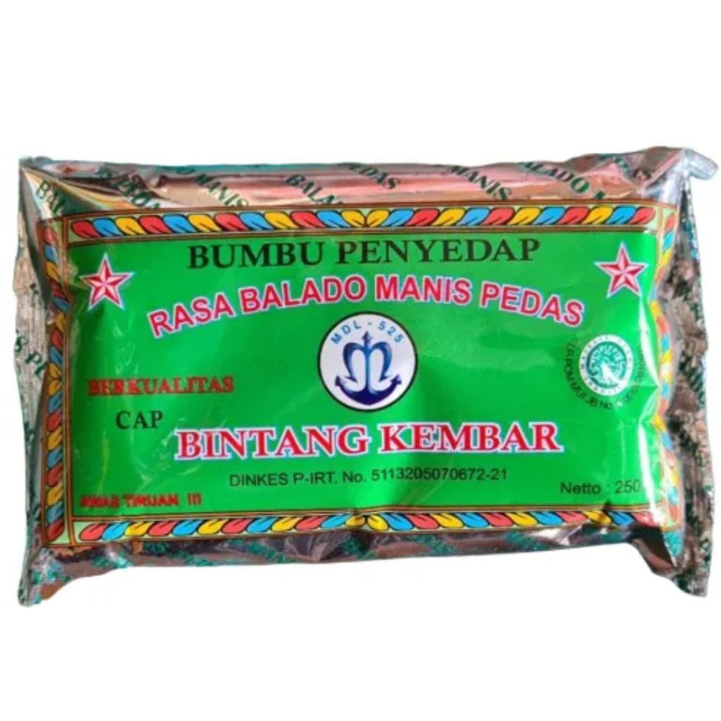 Bumbu tabur atom bintang kembar 250gr