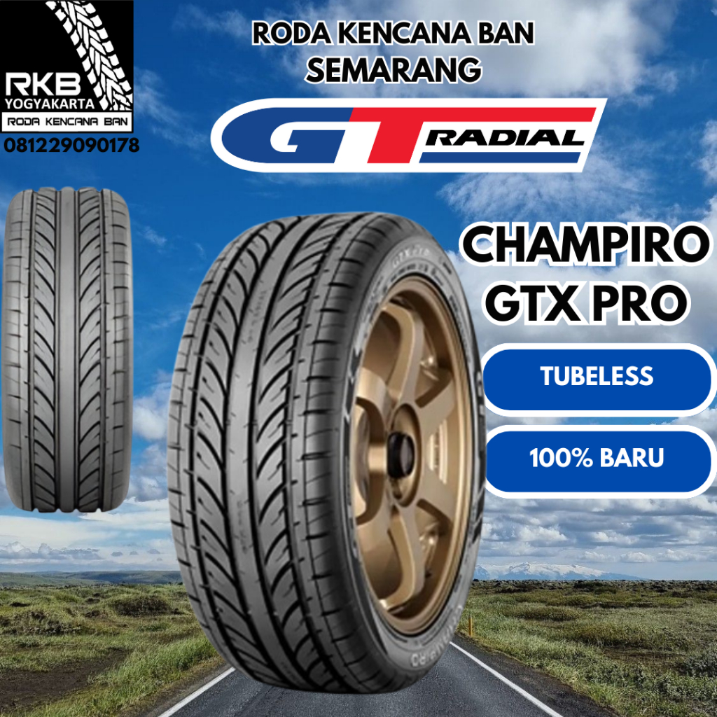 205 65 R15 - GT Radial Champiro GTX PRO Size 205-65 R15 - Ban Mobil Innova Panther