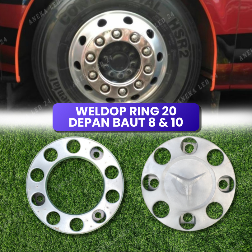 WELDOP RING 20 WHEELDOP WILDOP RING DEPAN BAUT RODA 8 & 10 [BIG BUS/TRUCK]