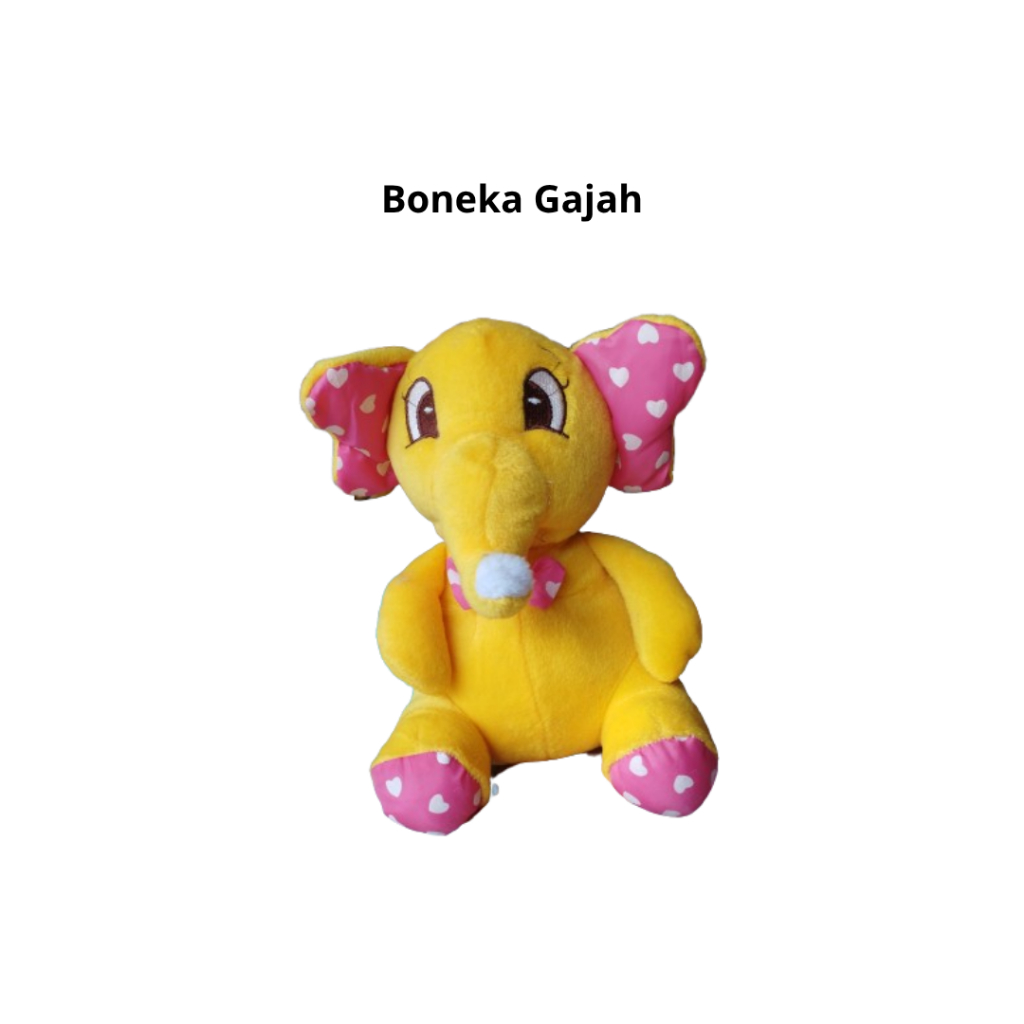 Boneka Karakter Gajah Mini