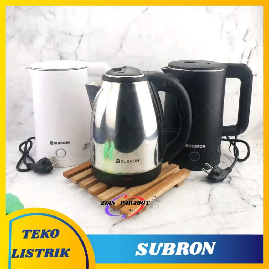 SUBRON Teko Listrik Electric Pemanas Air  Kettle Kettle