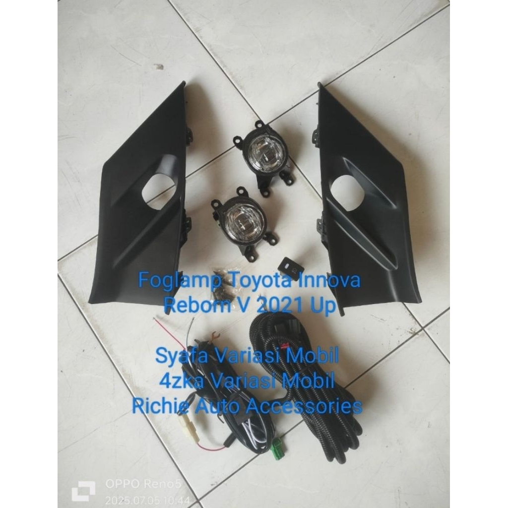 Foglamp Led Lampu Kabut Mobil Toyota Kijang Innova Reborn Facelift Tahun 2021 2022 2023 ( Harga Full