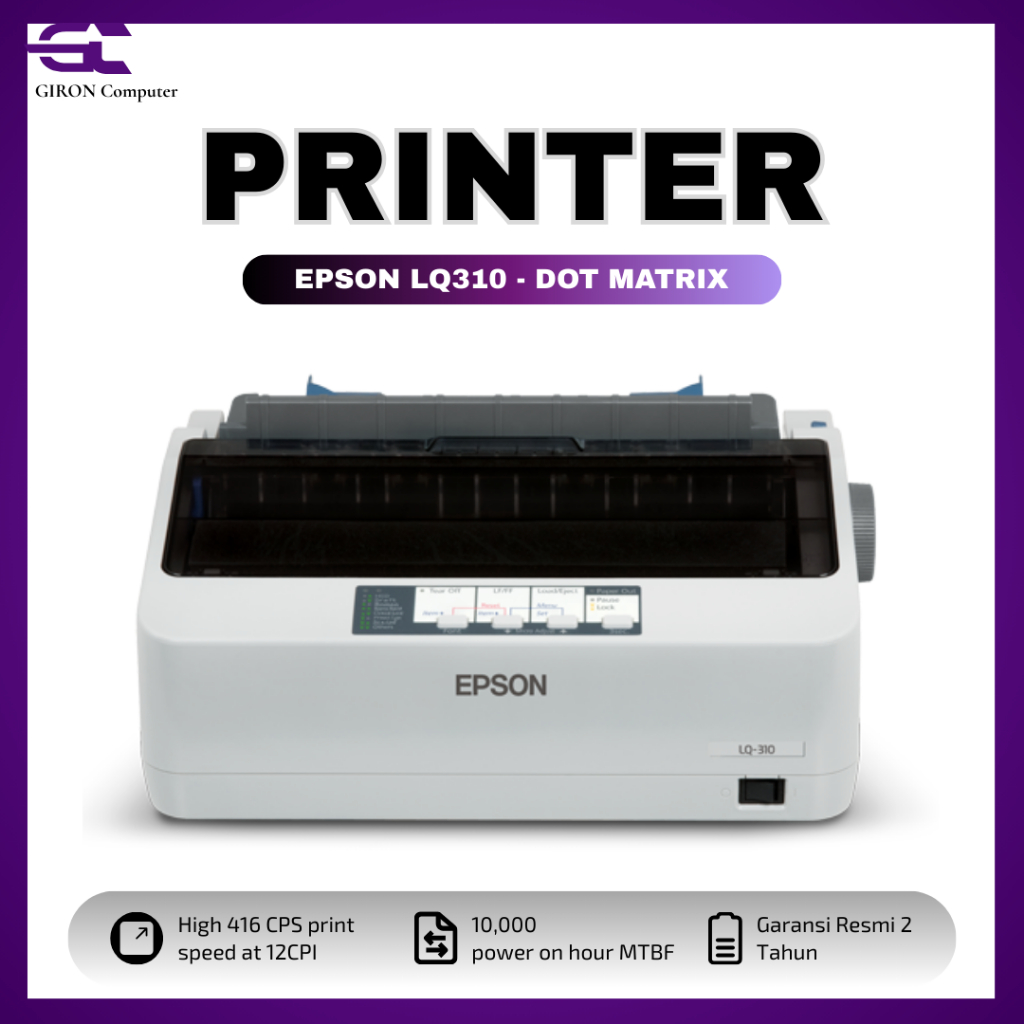 Epson LQ 310 / LQ310 Dot Matrix Printer