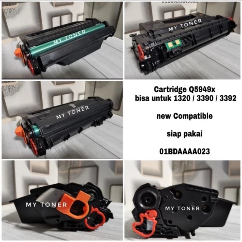 TONER CARTRIDGE 49X Q5949X Printer Laserjet 1320, 3390, 3392 (6K)