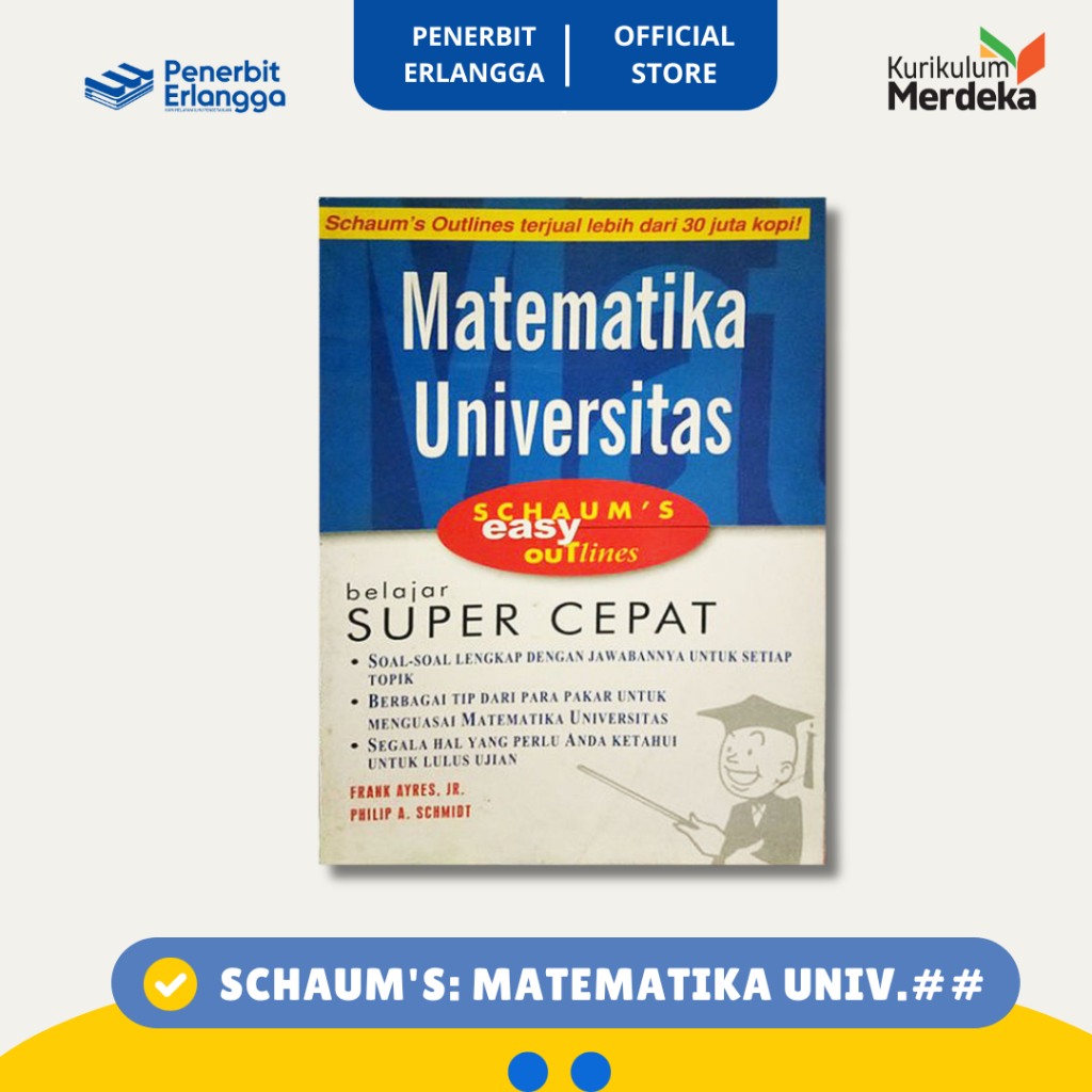 [Erlangga Official] Schamlos: Matematika Universitas