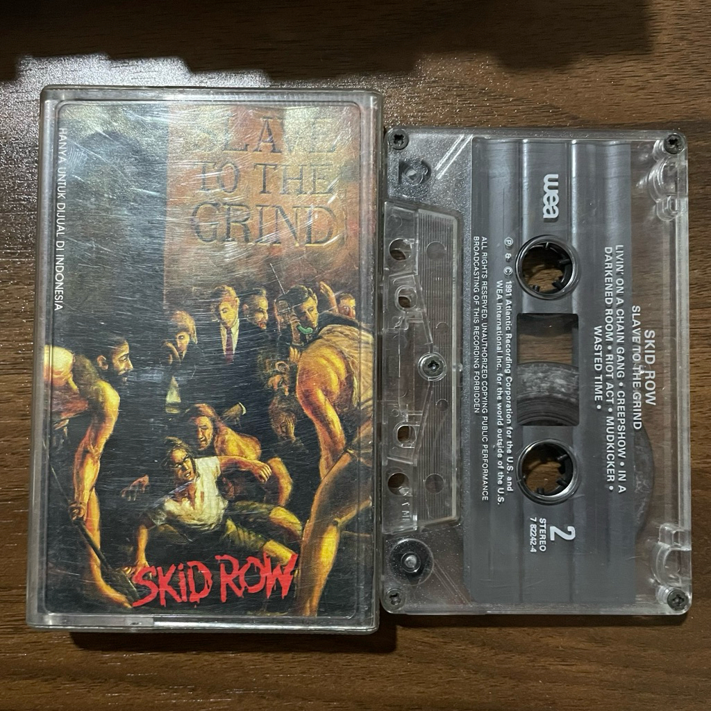 Kaset pita - Skid Row - Slave to the Grind