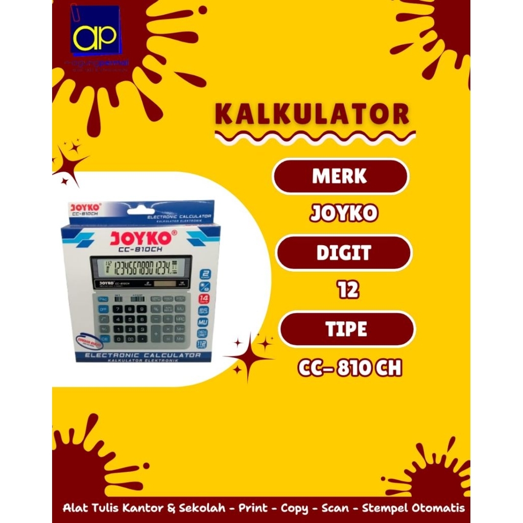 Kalkulator JOYKO CC-810CH 14 Digit