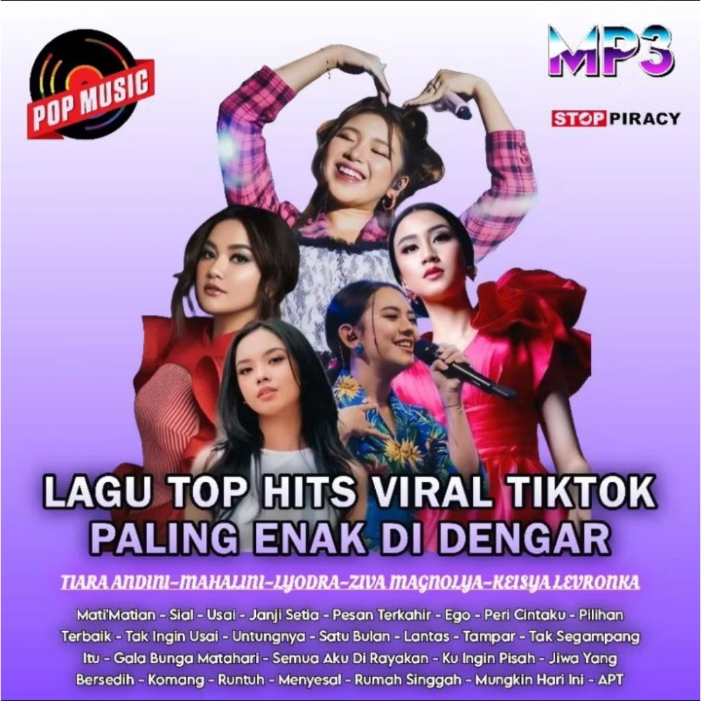 Kaset CD Mp3 Lagu Pop Indonesia Terbaru - Kaset Mp3 Mobil Musik Pop Indonesia Terbaru