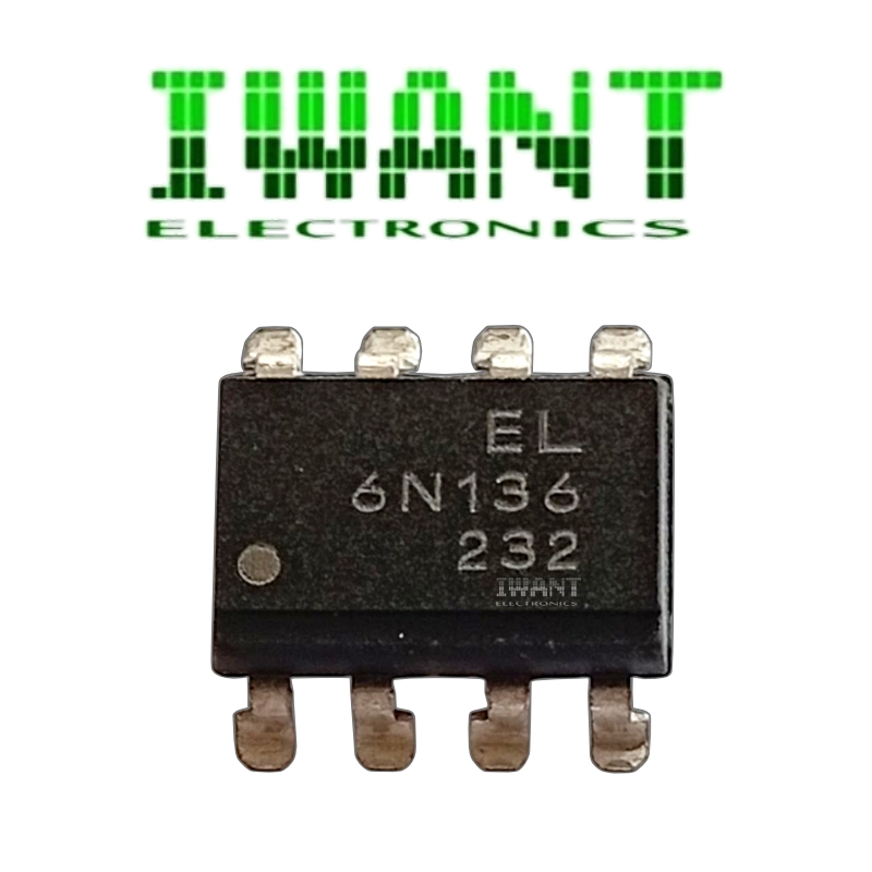 6N136 IC EL6N136 SMD 8PIN A6N136 EL 6N136 OPTOCOUPLER 6N136 SMD 8 PIN