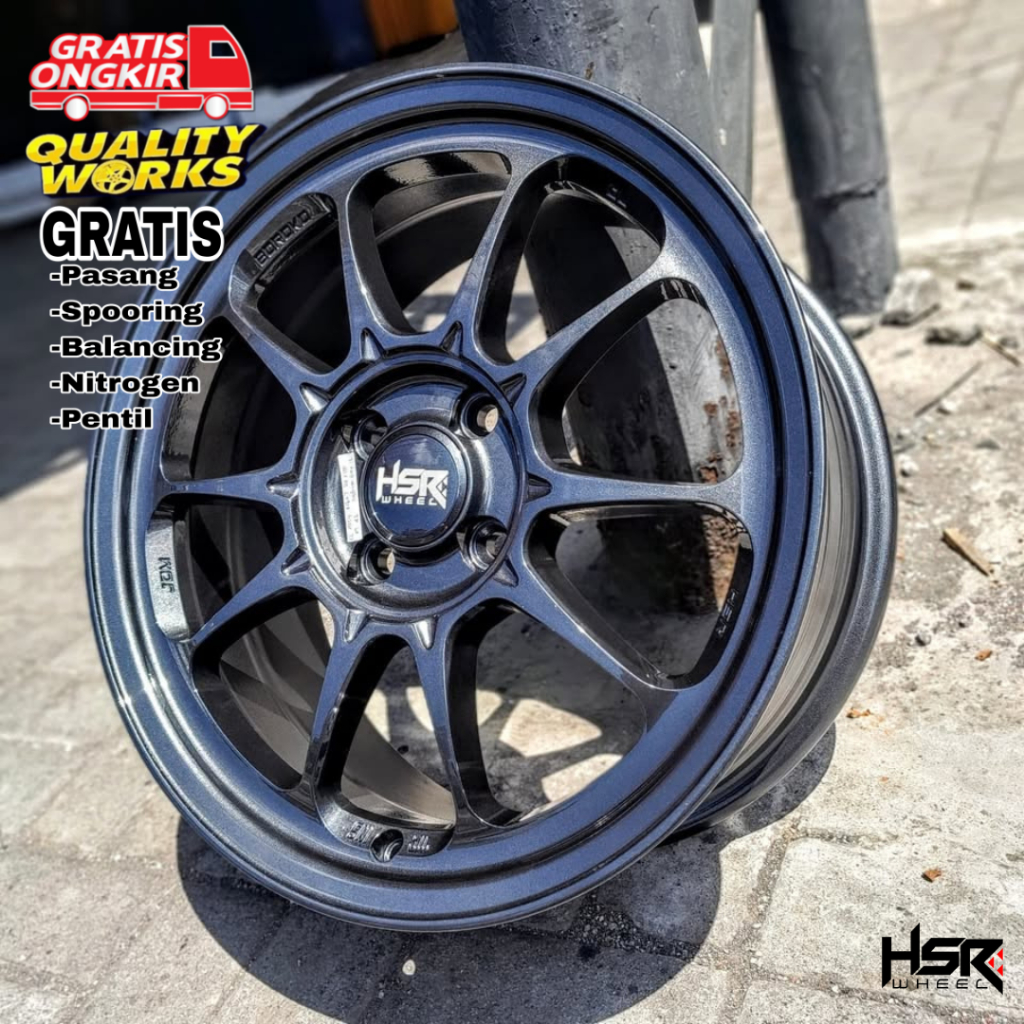 Velg Racing Mobil Honda Jazz Mobilio Freed Ring 16 Velg JDM HSR Wheel DL