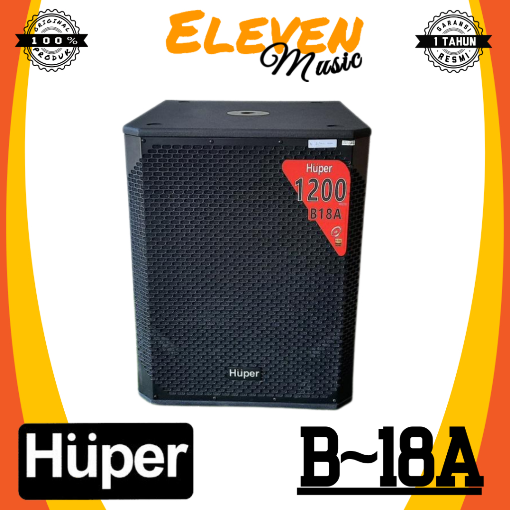 Huper B18A Subwoofer Aktif 18 Inch Original Huper B-18A