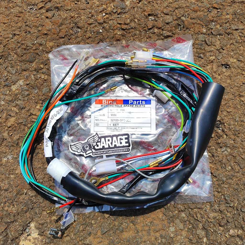 Kabel Body Honda Win 100 Kabel body fullset Kelistrikan Honda Win 100 honda win100 Bina Parts