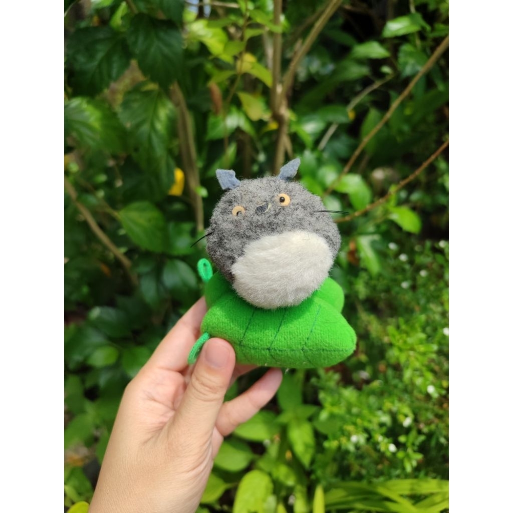 rare boneka vintage totoro abu jepitan tidak ada brand di badan biasa di new tag