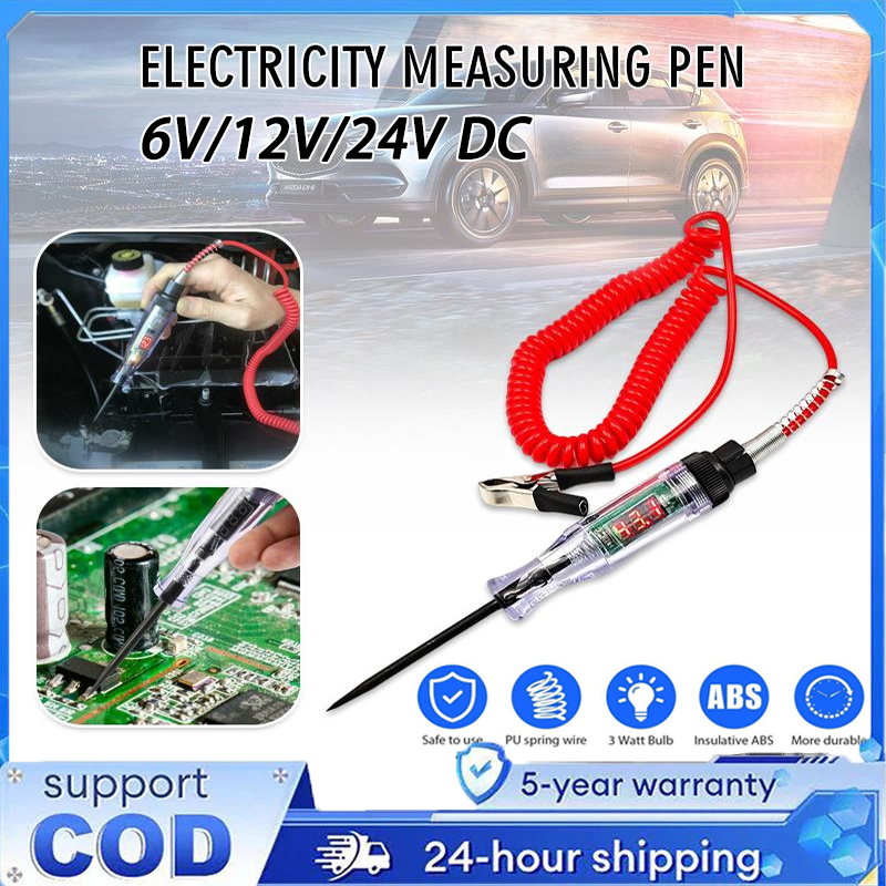 Tespen Digital DC Multifungsi Tespen Listrik Mobil Motor Digital  Auto Voltage Universal Digital Tes