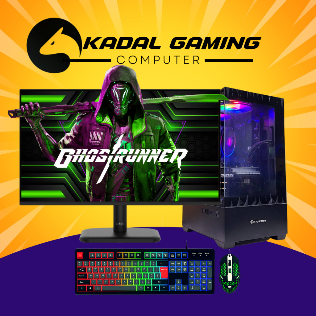 FLASH SALE PC CORE I5 VGA RTX 3050 16GB RAM FULLSET EDITING KOMPUTER GAMING SIAP PAKAI