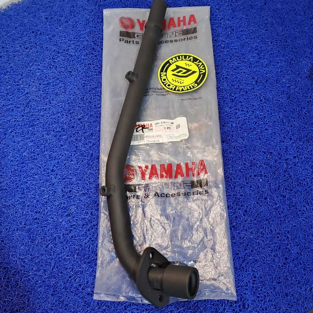 PIPE PIPA LEHER KNALPOT ATAU PIPE EXHAUST 1 (5D91) YAMAHA VEGA ZR ORIGINAL YGP 5D9-E4611-00