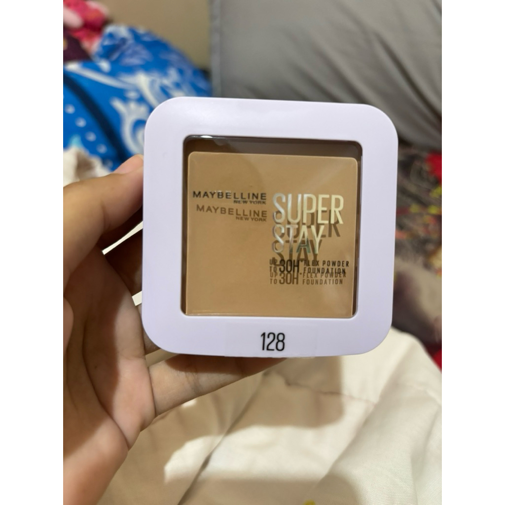 Maybelline superstay flex powder foundation shade 128