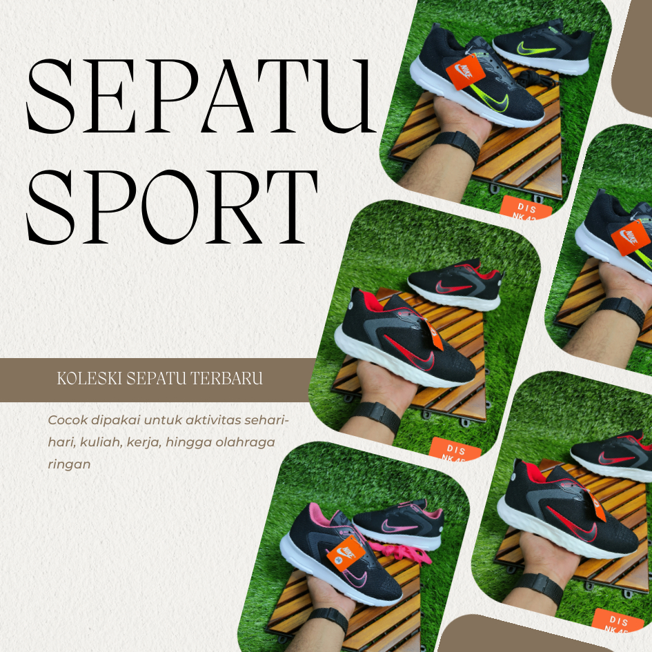 SEPATU SPORT SERIES - DIS SHOES - NK42 NK44 NK45