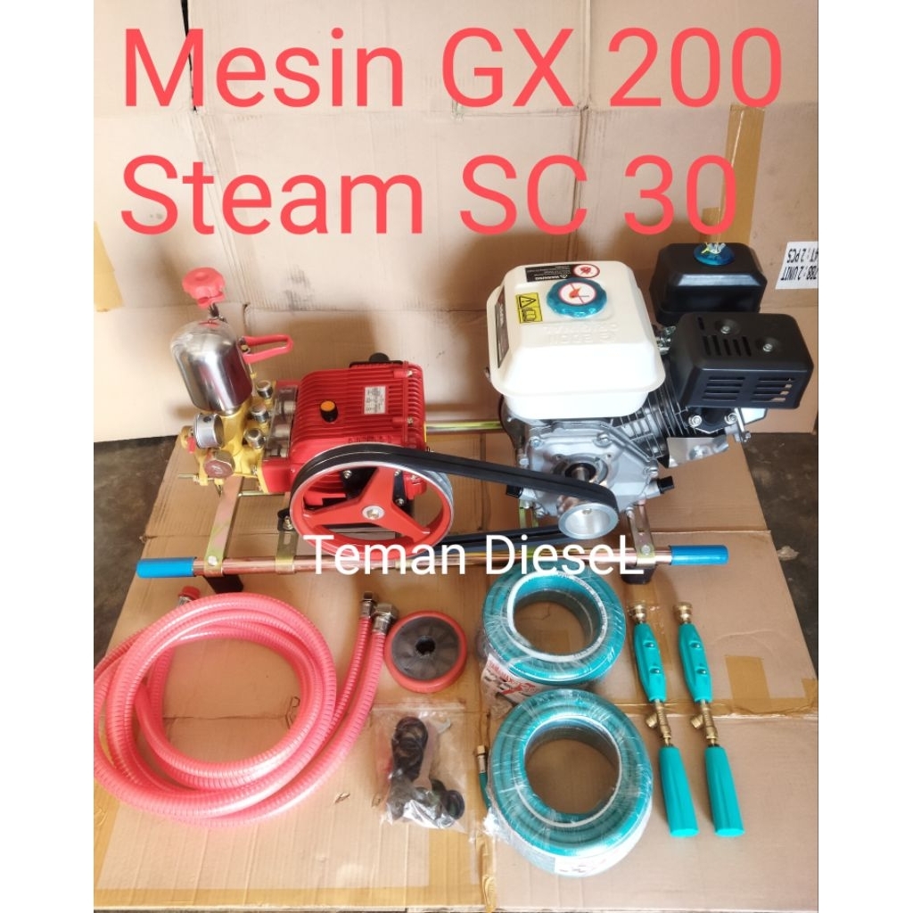 Mesin Steam Cuci Mobil Motor Mesin Irigasi Kebun GX200 PS30