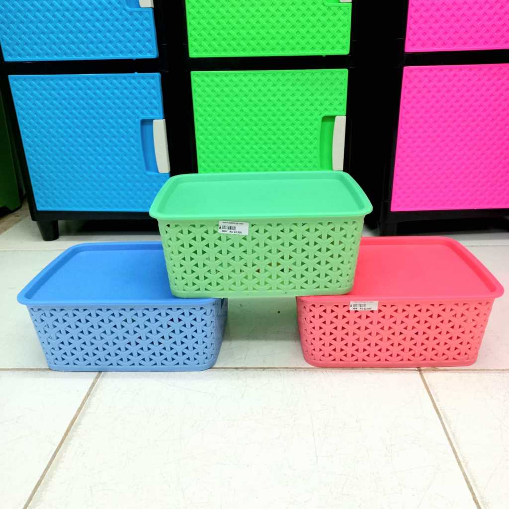 Narita Basket (S) 7040S | Keranjang / Tempat Penyimpanan Serbaguna + Tutup