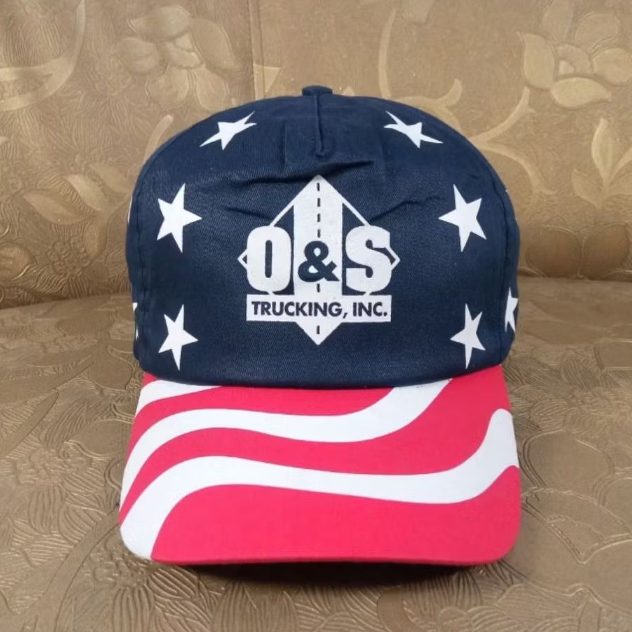 Topi Golfer Vintage O&S Trucking All Over Print Cameo