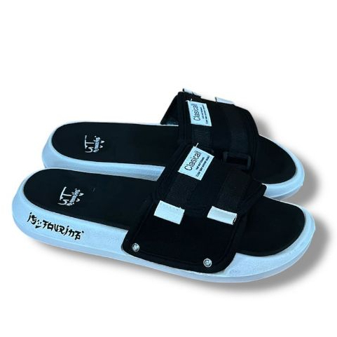 Edash - Cl 06 Distro - Sol White - Sandal Slop | Sandal slide | Sandal pria Wanita | Sandal Unisex