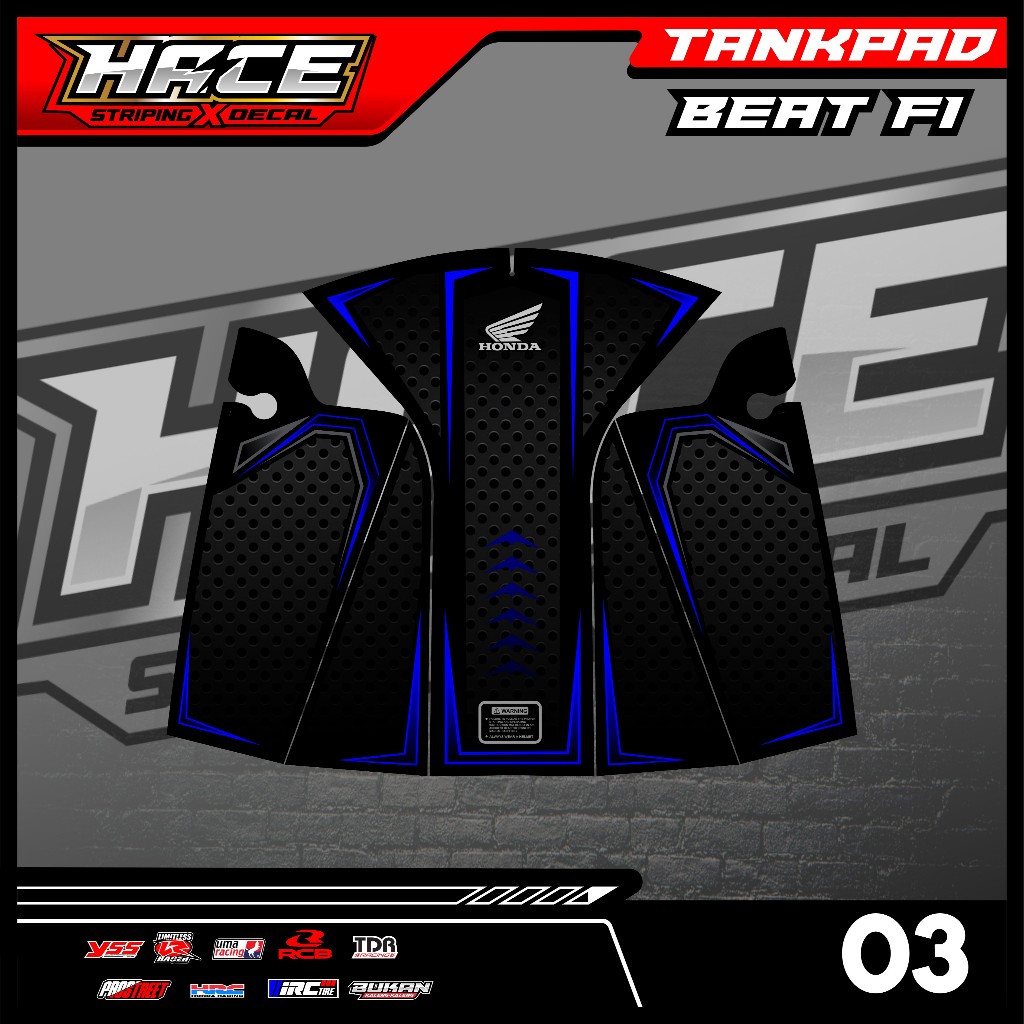 03 STICKER TANKPAD DASBOR BEAT FI - STIKER TANKPAD DASBOR BEAT FI