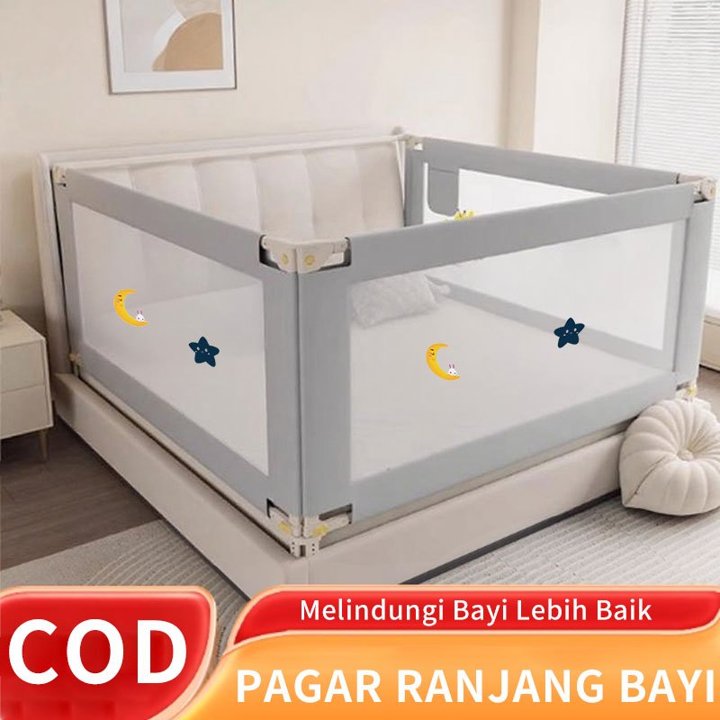 BABY Bedrail Baby Bed Guard Pagar pengaman Bedguard Tinggi  Baby Bedrail
