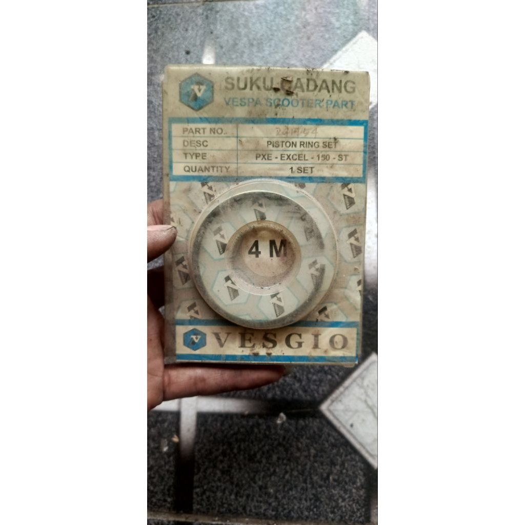 ring piston vespa excel