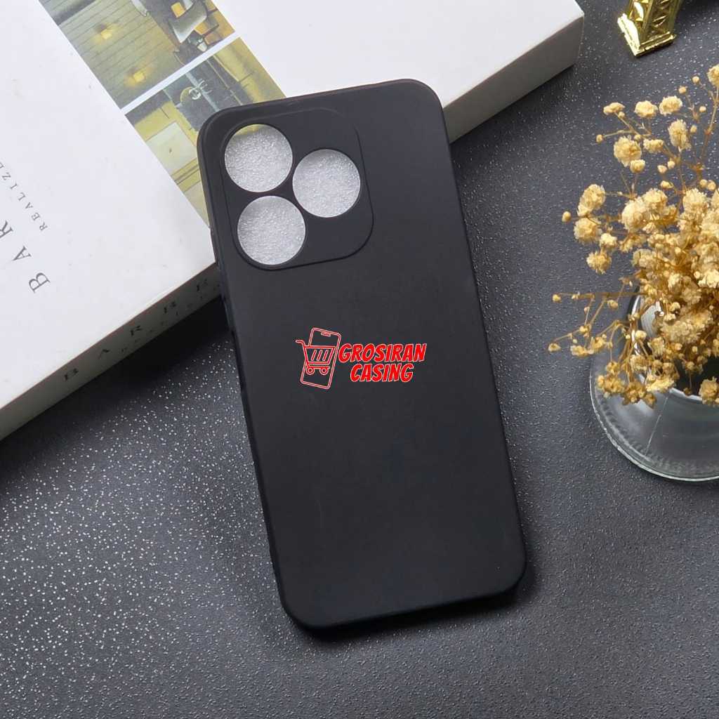 Itel S26 Ultra Itel Villaon V40S Case Macaron Black Silikon Matte Black Itel S26 Ultra Itel Villaon 