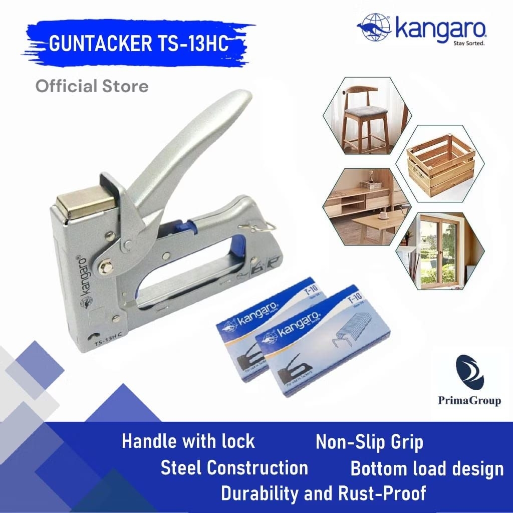 KANGARO GUNTACKER STAPLER / STAPLES TEMBAK TS-13HC