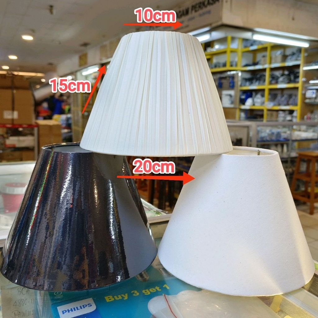 Topi lampu bedside lampu kap lampu meja gantung