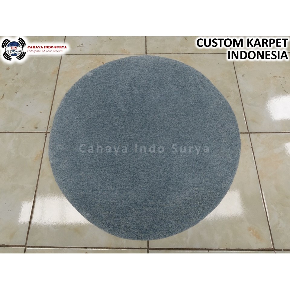 CIS CARPET CUSTOM (PER M2) PO 14 HARI - KARPET BULAT POLOS - MINI RUG CUSTOM