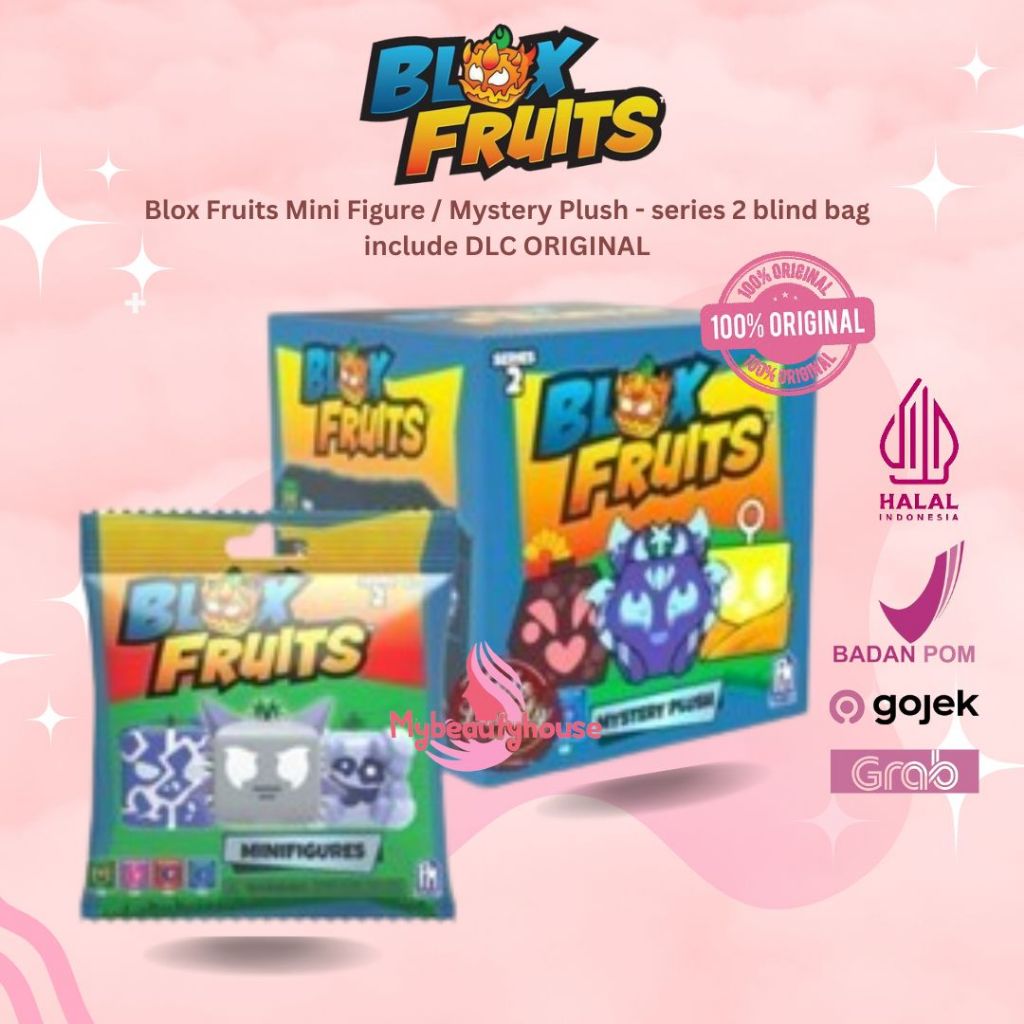 Blox Fruits Mini Figure / Mystery Plush - series 2 blind bag include DLC ORIGINAL