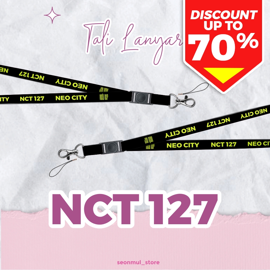 LANYARD NCT 127 / TALI HP CAHOL NCT127 / GANTUNGAN HP / ID CARD