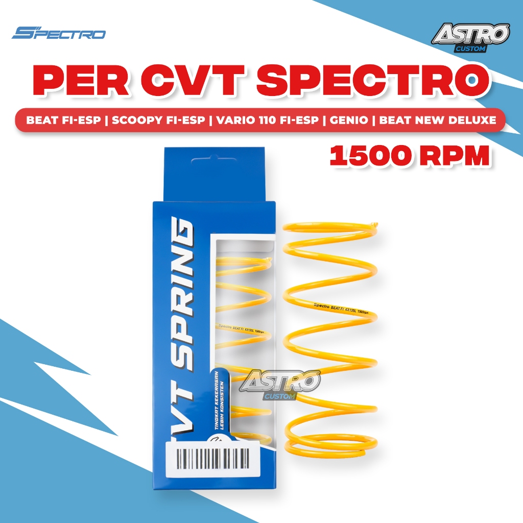 Spectro Per CVT 1500 RPM BeaT Fi Scoopy Fi ESP Genio BeaT New Deluxe Beat Karbu Scoopy Karbu Racing
