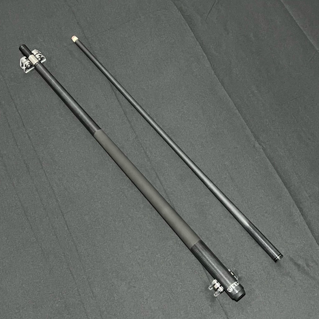 Stick Billiard CUE ELF ONYX Play Cue Low Deflection Carbon Fiber Shaft / Stick Cue Elf ONYX Black