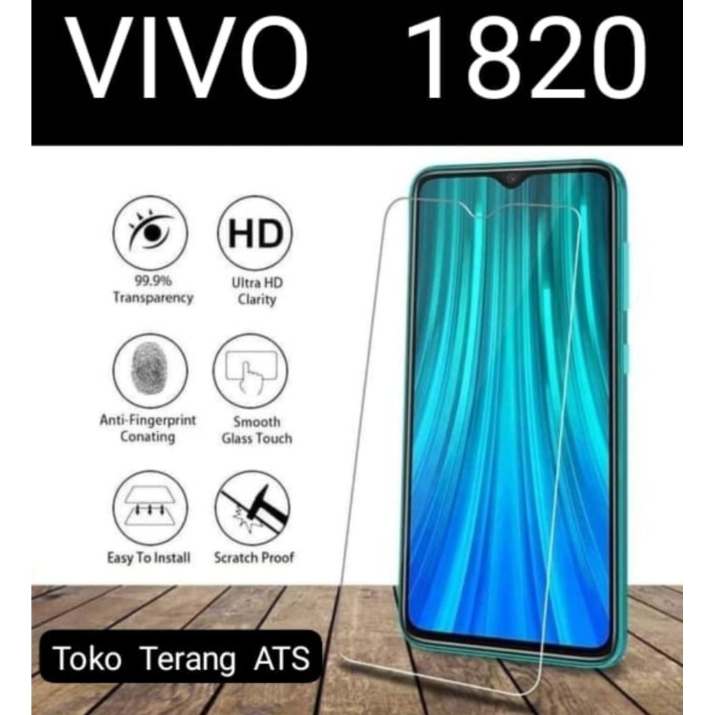 Tempered Glass Kaca Bening Tipe Hp VIVO 1820 Y91C TG Temper Anti Gores Tempered Glass Kaca Bening Ti