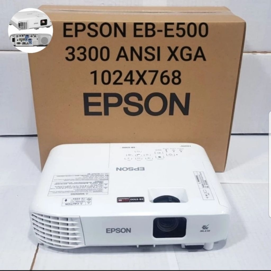 Proyektor Epson EB-E500 3300 ANSI XGA