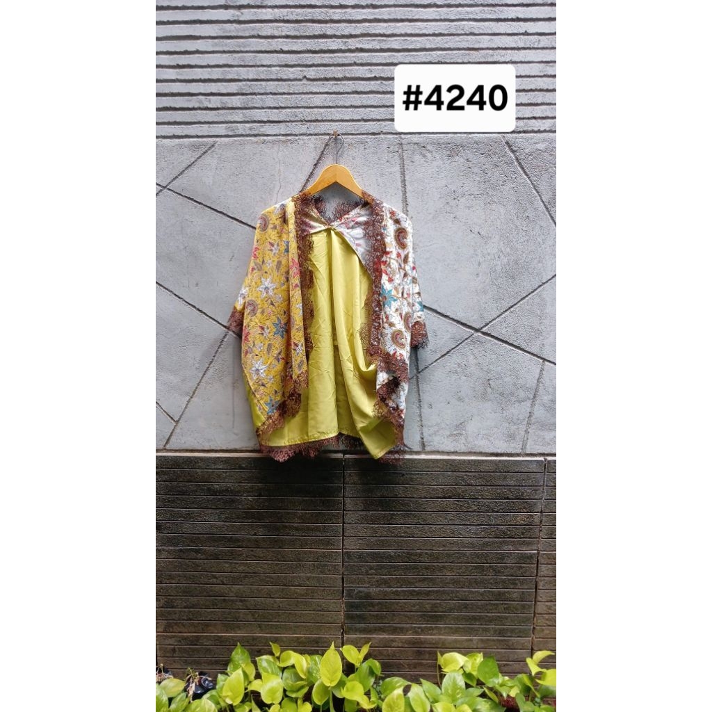 Atasan Blouse semi Kebaya by Luire  allsize LD 120 NEWW