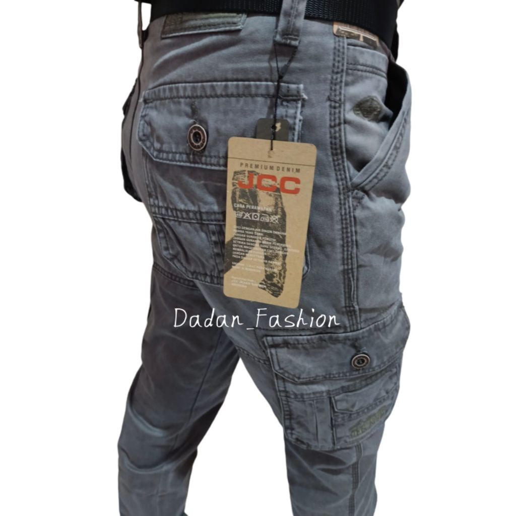 (Bisa COD) Celana Cargo Panjang Jcc bahan kanvas Tebal halus import Celana original jcc