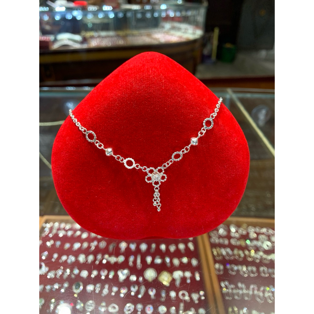 Kalung Perak Model Bunga