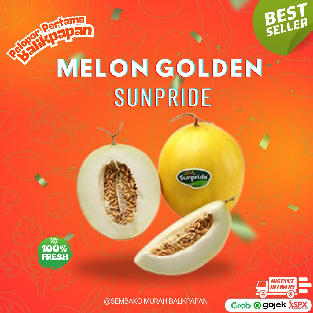 Melon Golden Sunpride 1 buah