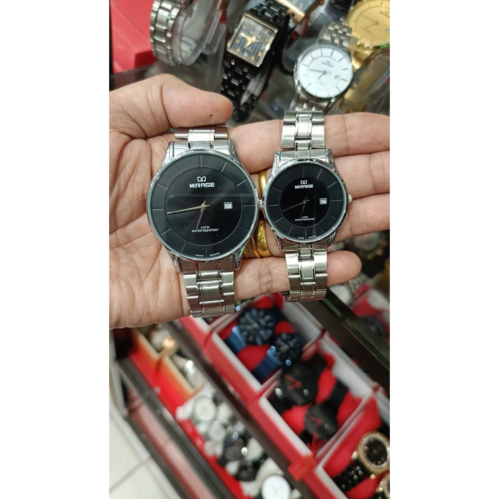 Jam Tangan Mirage Couple Silver