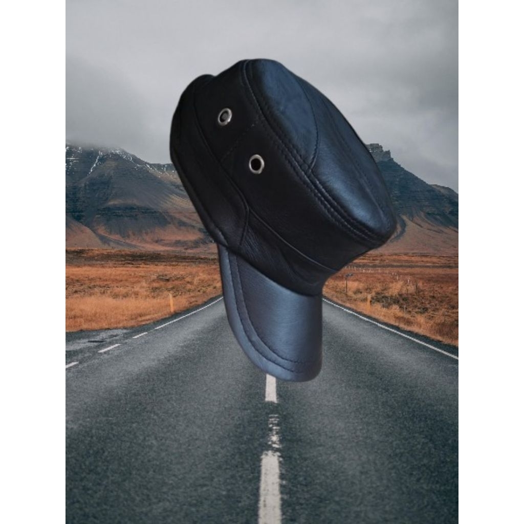 topi kulit asli komando kulit