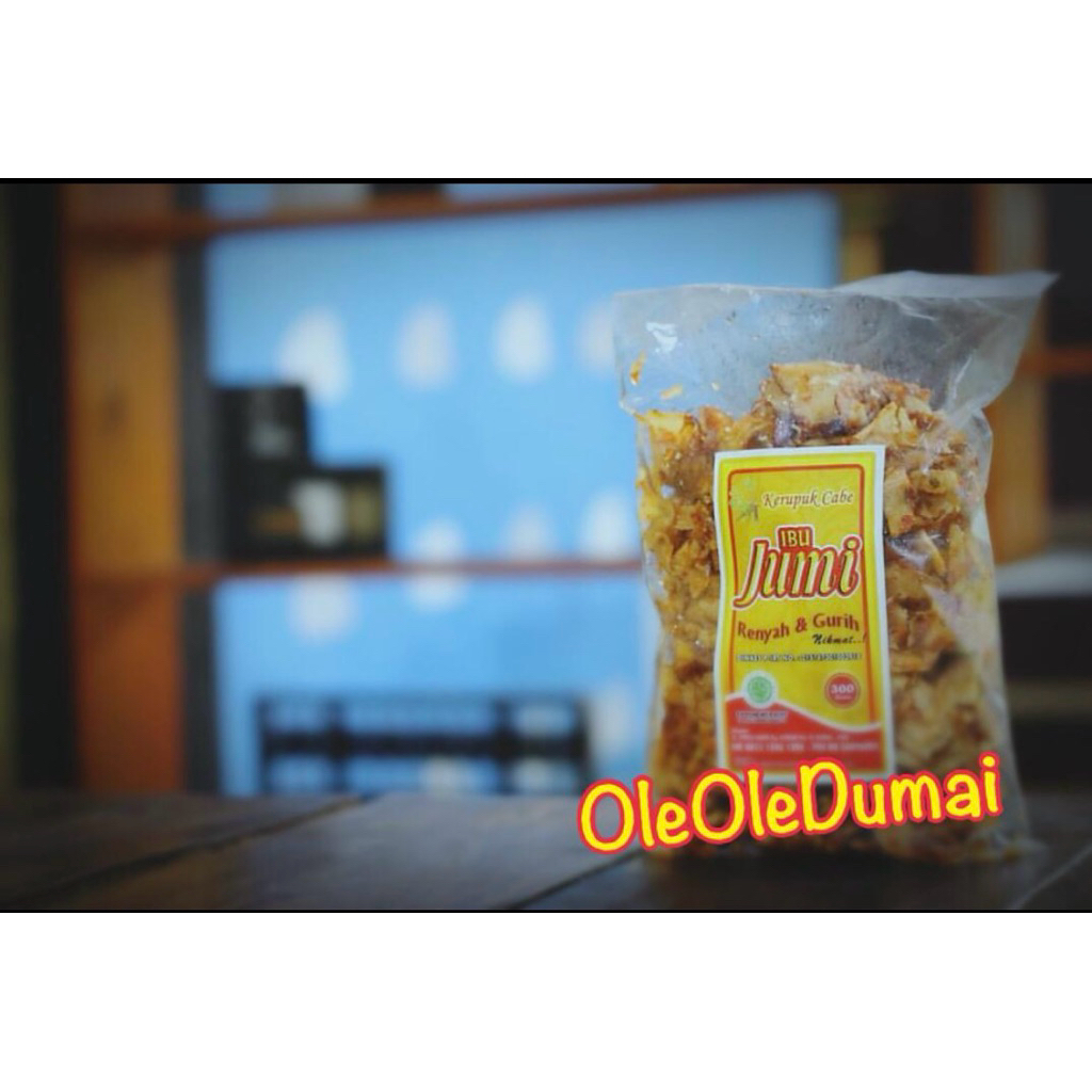 Keripik Cabe Jumi Dumai (Cabe Merah dan Cabe Ijo)