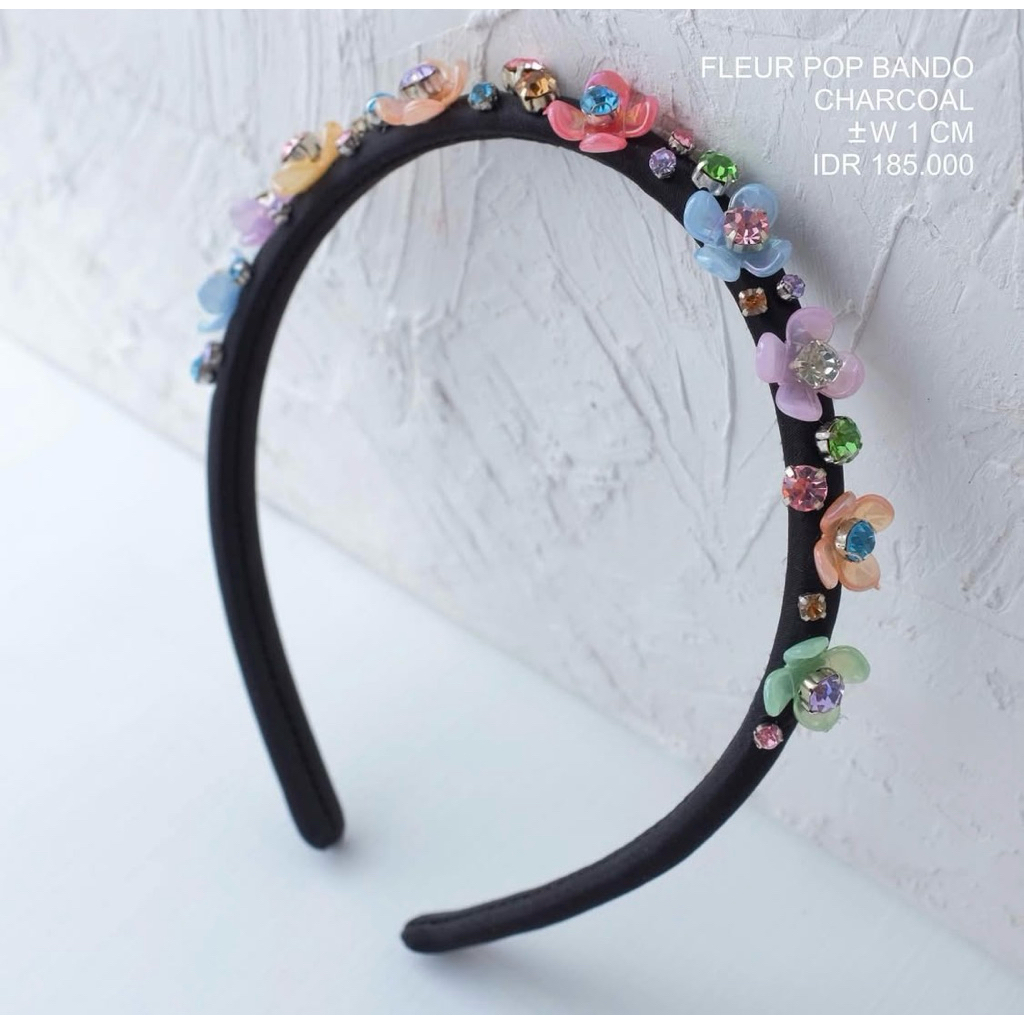 Handmadepita x Mmehuillet - Fleur Pop Skinny Bando